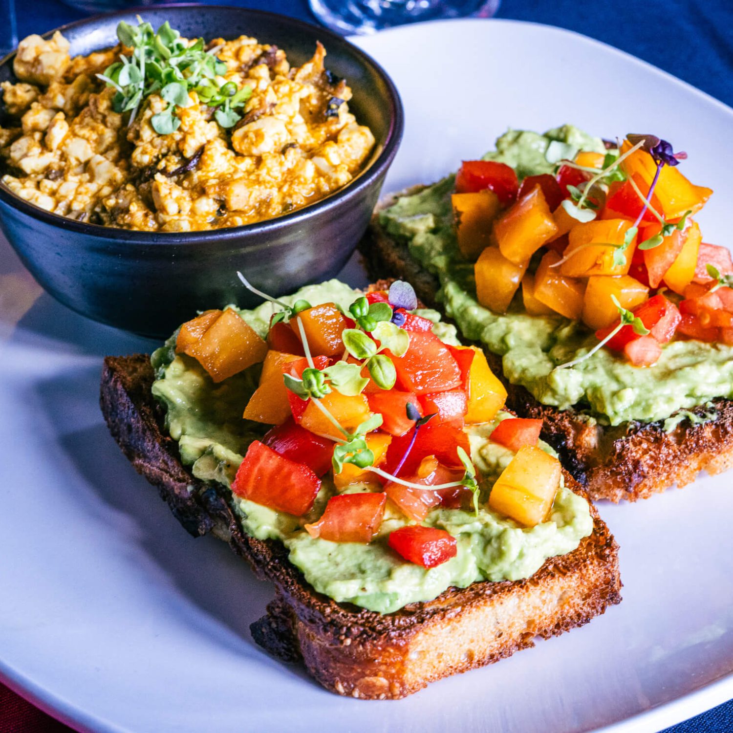Scramble and Spell Avocado Toast